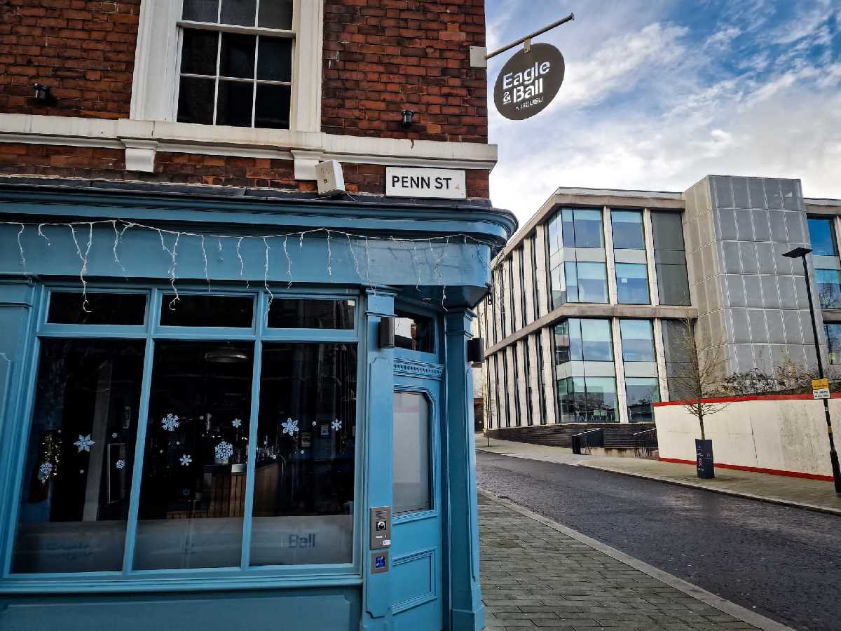 Birmingham, Nechells, Eagle and Ball, Penn Street - January 2023